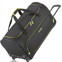 Дорожня сумка Travelite Basics Fresh Black на 2 колесах, чорна