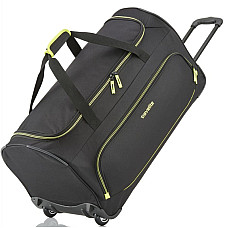 Дорожная сумка Travelite Basics Fresh Black на 2 колесах, черная