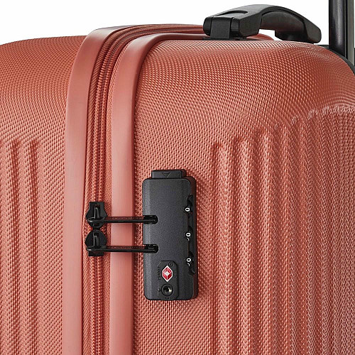 Чемодан Travelite Bali Coral M на 4 колесах, коралловый