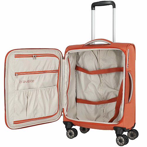 Чемодан Travelite Miigo Copper S на 4 колесах, коралловый