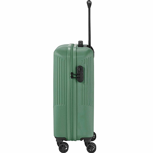 Чемодан Travelite Bali Green S на 4 колесах, зеленый