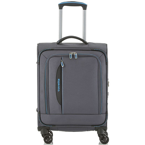 Чемодан Travelite Crosslite S на 4 колесах, с отдел.д/ноутбука, планшета, серая