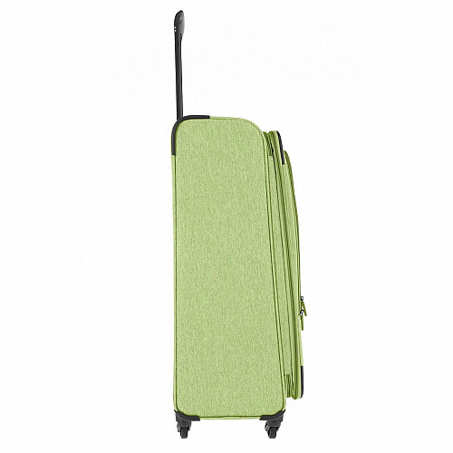 Чемодан Travelite Boja Green L на 4 колесах, зеленый