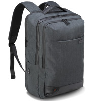 Рюкзак міський Semi Line USB 24 Dark Grey (P8003)