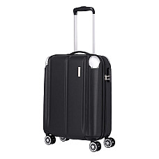 Валіза Travelite City Black S на 4 колесах, чорна