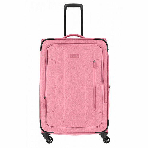 Чемодан Travelite Boja Pink L на 4 колесах, розовый