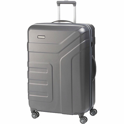 Валіза Travelite Vector Anthracite L на 4 колесах, сіра