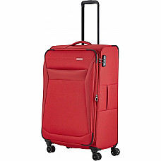 Валіза Travelite Chios Red L exp на 4 колесах, червона