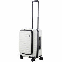Валіза Lojel Cubo V4 Off White S Exp. на 4 колесах, біла