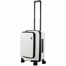 Валіза Lojel Cubo V4 Off White S Exp. на 4 колесах, біла