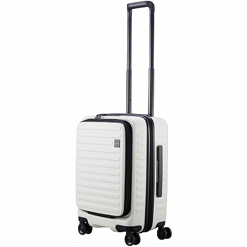 Валіза Lojel Cubo V4 Off White S Exp. на 4 колесах, біла