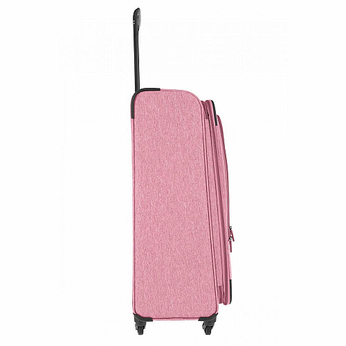 Чемодан Travelite Boja Pink L на 4 колесах, розовый