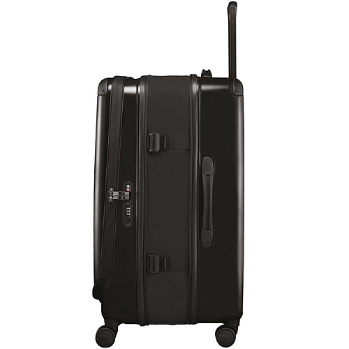 Чемодан Victorinox Travel Spectra 2.0 Black L Exp. на 4 колесах, 77/112 л, черная