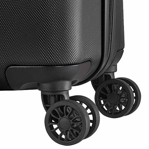 Валіза Travelite Bali Black M на 4 колесах, чорна