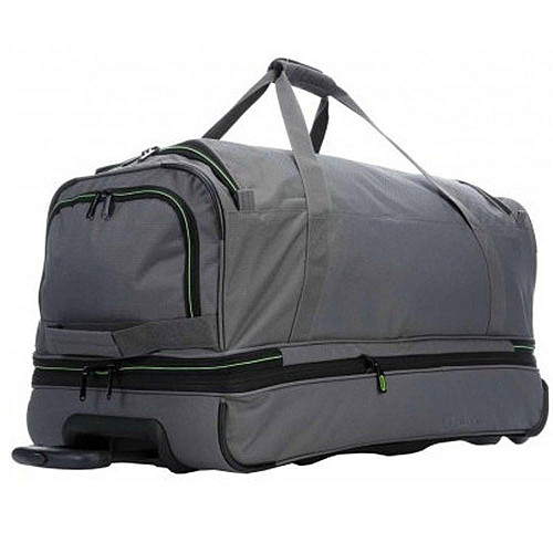 Дорожная сумка Travelite Basics Grey L exp на 2 колесах, серая