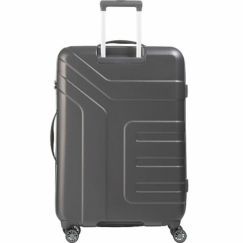 Валіза Travelite Vector Anthracite L на 4 колесах, сіра