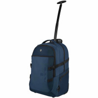 Рюкзак Victorinox Travel Vx Sport EVO Deep Lake на 2 колесах, 37 л, синій