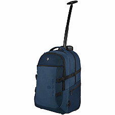Рюкзак Victorinox Travel Vx Sport EVO Deep Lake на 2 колесах, 37 л, синій