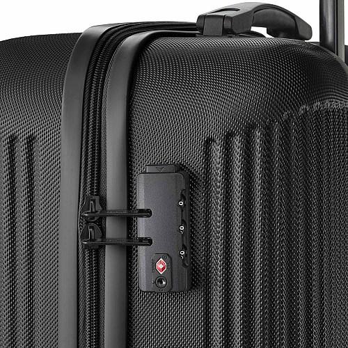 Валіза Travelite Bali Black L на 4 колесах, чорна