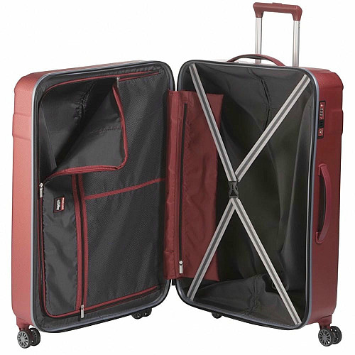 Валіза Travelite Vector Coral L на 4 колесах, коралова