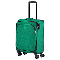 Чемодан Travelite Adria Green S на 4 колесах, зеленый
