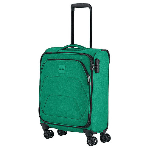 Чемодан Travelite Adria Green S на 4 колесах, зеленый
