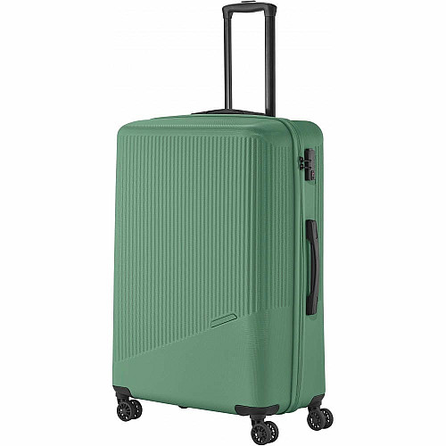 Чемодан Travelite Bali Green L на 4 колесах, зеленый