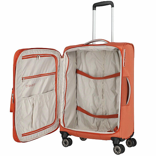 Валіза Travelite Miigo Copper M exp на 4 колесах, коралова