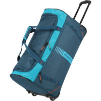 Дорожня сумка Travelite Basics Active Petrol на 2 колесах, синя