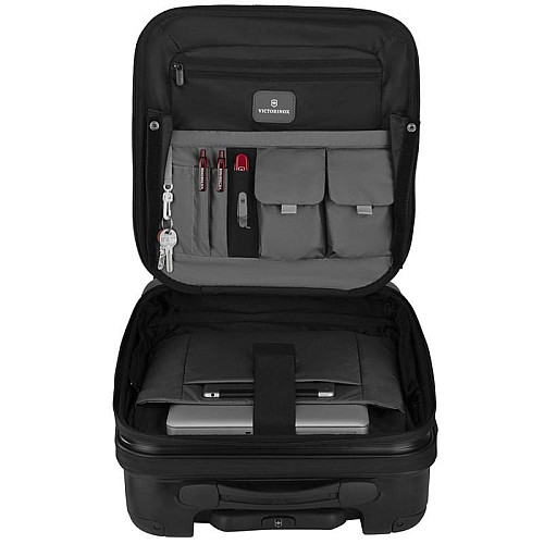 Чемодан Victorinox Travel Spectra 2.0 Black S Global на 4 колесах, с киш.д/ноутбука, 32 л, черный
