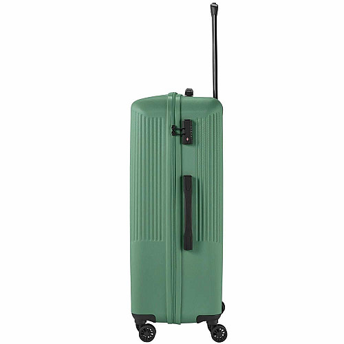 Чемодан Travelite Bali Green L на 4 колесах, зеленый