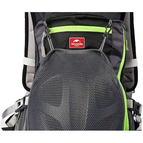 Велорюкзак с чехлом для шлема Naturehike 15 л sky blue NH15C001-B, голубой