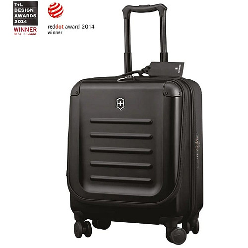 Бізнес-кейс Victorinox Travel Spectra 2.0 Black Extra-Capacity на 4 колесах, 37 л, чорний
