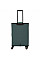 Чемодан Travelite Viia Green L exр на 4 колесах, зеленый