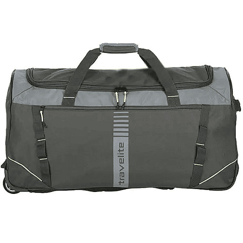 Дорожная сумка Travelite Basics Active Anthracite на 2 колесах, серая