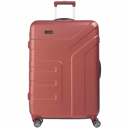 Валіза Travelite Vector Coral L на 4 колесах, коралова