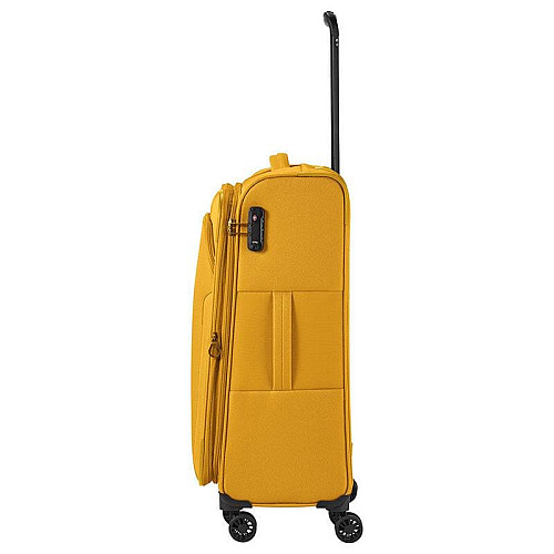 Валіза Travelite Croatia Curry М exp на 4 колесах, жовта