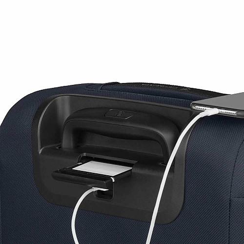 Чемодан Victorinox Travel Connex SS Deep Lake2 S на 4 колесах, 29 л, синяя