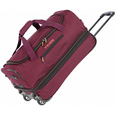 Дорожня сумка Travelite Basics Bordeaux S exp на 2 колесах, бордова