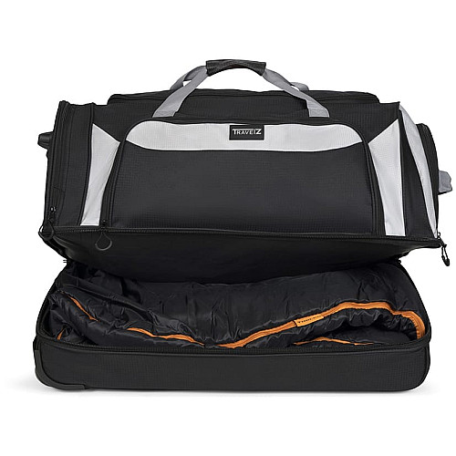 Сумка дорожная на колесах TravelZ Wheelbag Doubleloader black (603098)