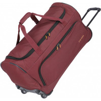 Дорожная сумка Travelite Basics Fresh Bordeaux на 2 колесах, бордовая