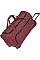 Дорожная сумка Travelite Basics Fresh Bordeaux на 2 колесах, бордовая