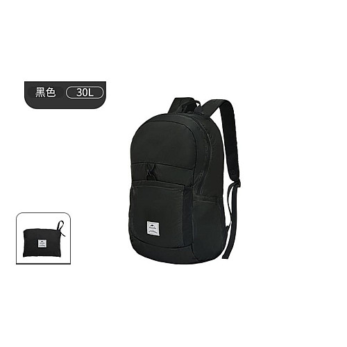 Рюкзак компактний надлегкий Naturehike NH17A017-B Yunyan, 30 л, чорний