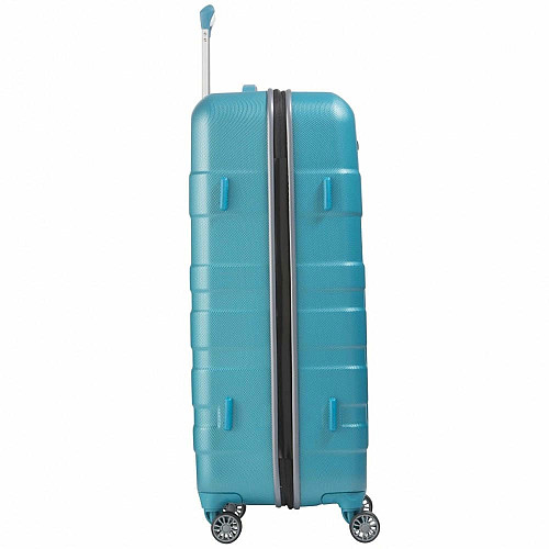 Чемодан Travelite Vector Turquoise L на 4 колесах, голубая