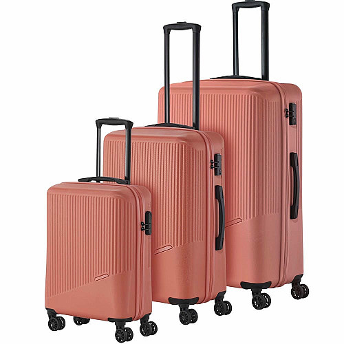 Чемодан Travelite Bali Coral L на 4 колесах, коралловый