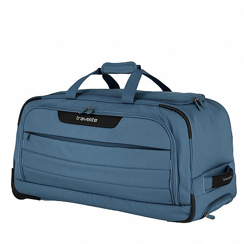 Дорожная сумка Travelite Skaii Blue на 2 колесах, синяя