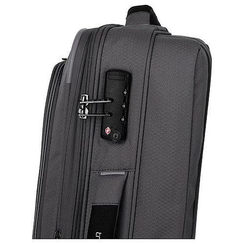 Валіза Travelite Skaii Anthracite S exp на 2 колесах, сіра