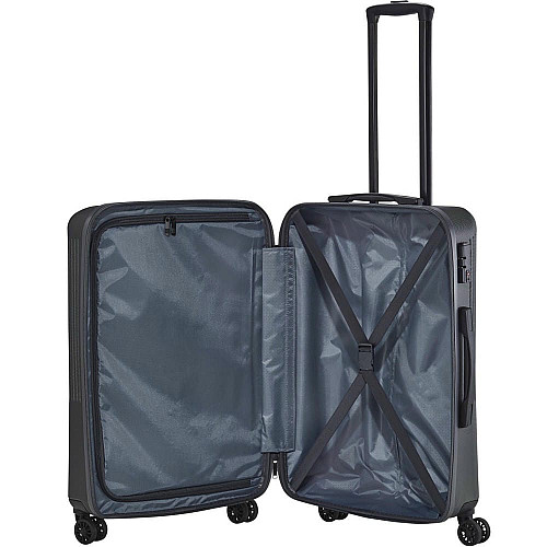 Валіза Travelite Bali Anthracite M на 4 колесах, сіра