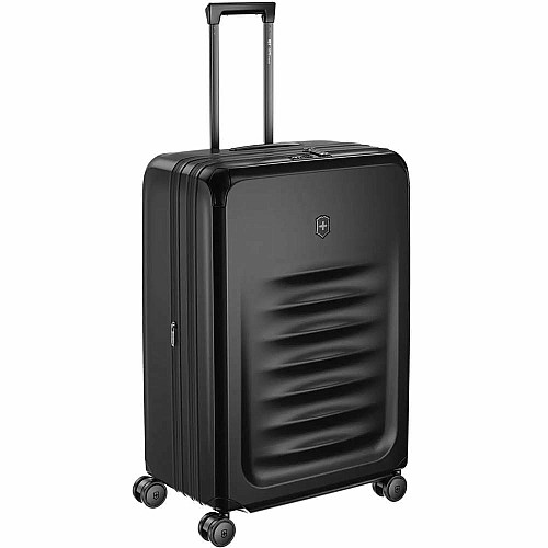 Чемодан Victorinox Spectra 3.0 Black L Exp. на 4 колесах, 103/143 л, черная