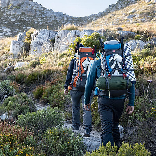 Рюкзак туристичний Naturehike NH70B070-B, 70 л + 5 л, блакитний